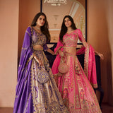 Vrundavan Royal Silk Wedding Lehenga