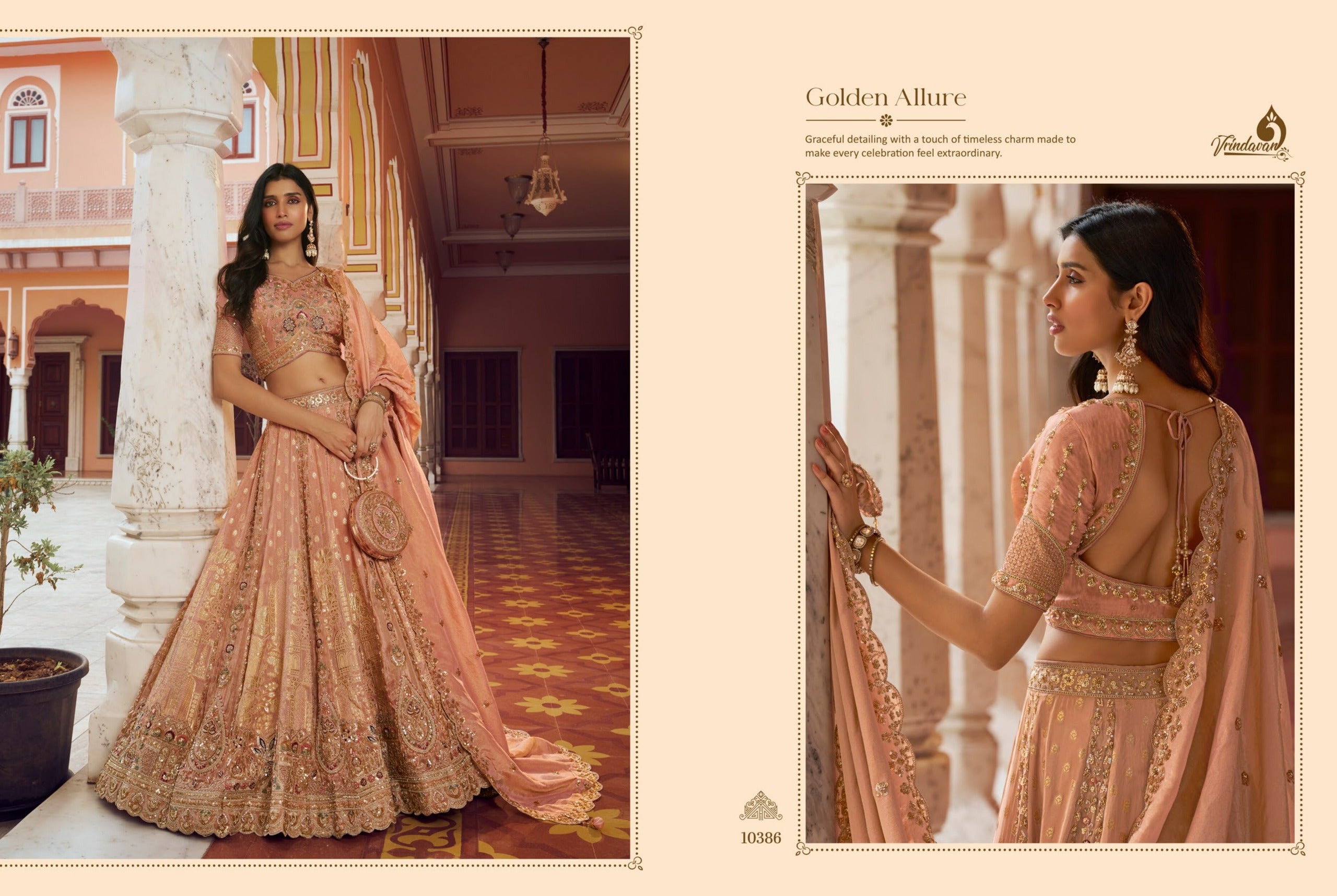 Vrundavan Royal Silk Wedding Lehenga