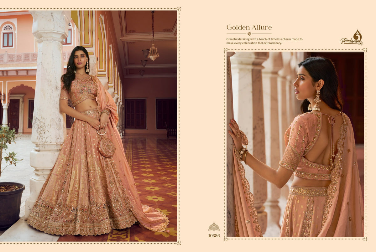 Vrundavan Royal Silk Wedding Lehenga