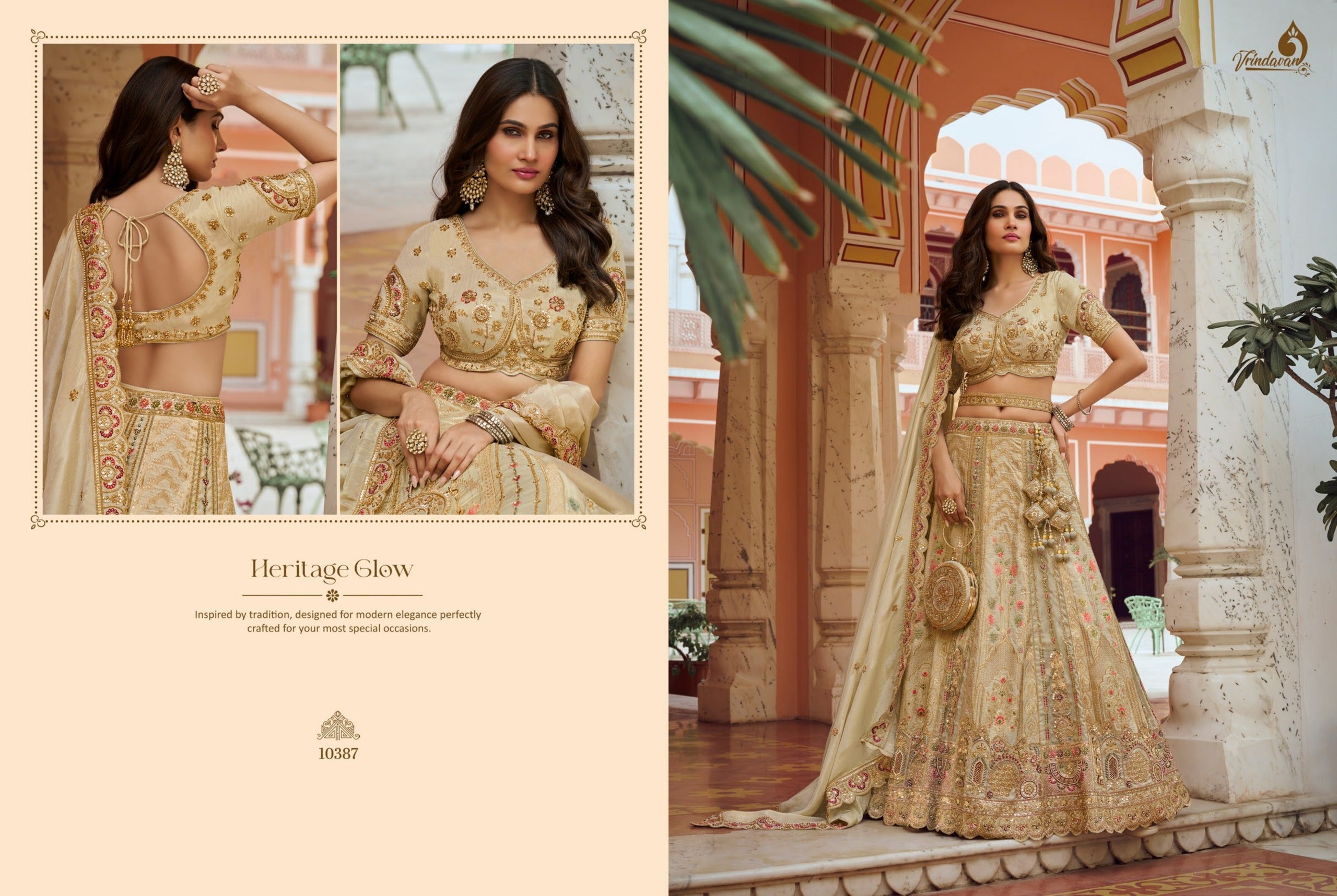 Vrundavan Royal Silk Wedding Lehenga