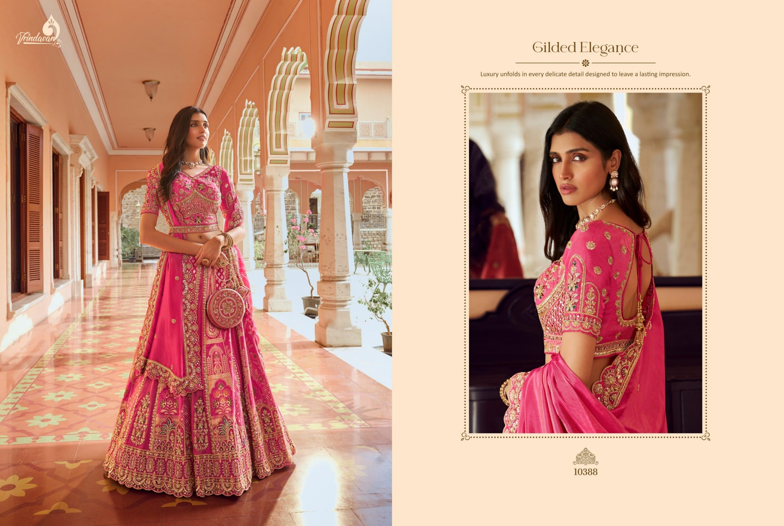 Vrundavan Royal Silk Wedding Lehenga