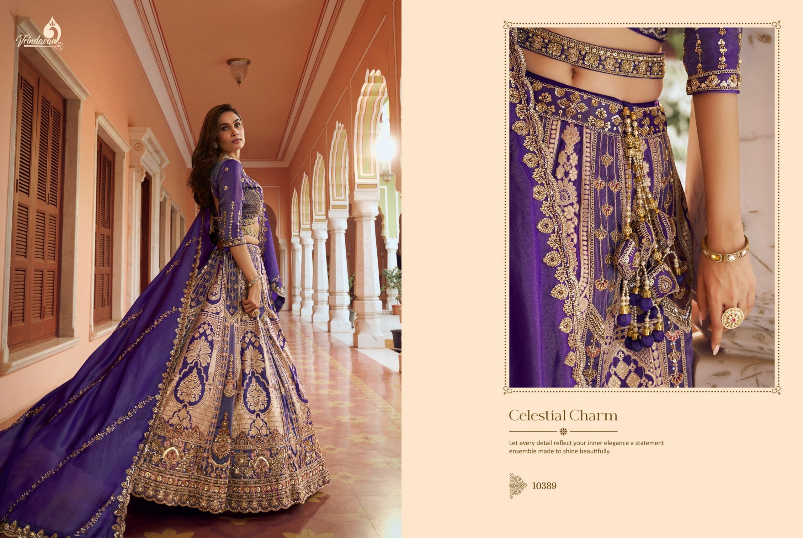 Vrundavan Royal Silk Wedding Lehenga