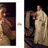 Stunning Crafted Bridal Silk Saree