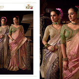 Stunning Crafted Bridal Silk Saree