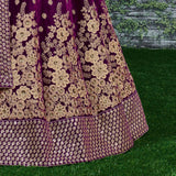 Rich Look Bridal Embroidered Lehenga