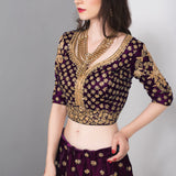 Rich Look Bridal Embroidered Lehenga