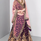 Rich Look Bridal Embroidered Lehenga
