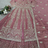 Attractive Embroidered Top Lehenga