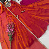 Lovely Fendy Silk Anarkali Gown