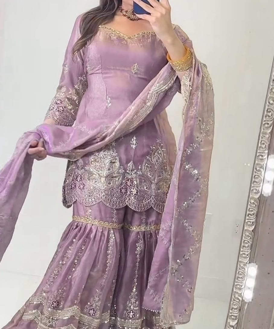 Gorgeous Fandy Cruch Top Sharara