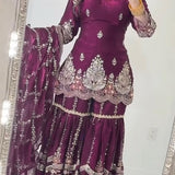 Gorgeous Fandy Cruch Top Sharara