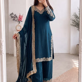 Partylook Chinon Silk Top Plazzo