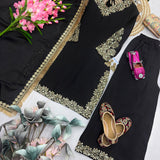 Partylook Chinon Silk Top Plazzo