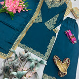 Partylook Chinon Silk Top Plazzo