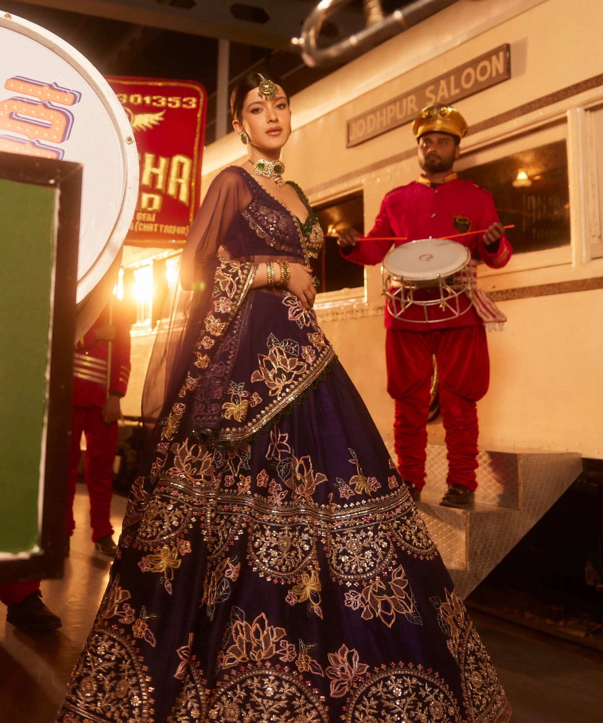 Fabulous Kasturi Silk Embroidered Lehenga