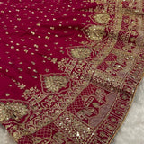Marvelous Wedding Silk Embroidered Lehenga