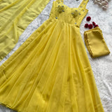 Decent Georgette Anarkali Suit
