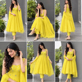 Decent Georgette Anarkali Suit