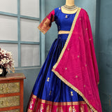 Premium Kanjivaram Silk Lehenga Choli