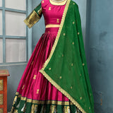Premium Kanjivaram Silk Lehenga Choli