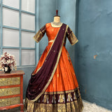 Premium Kanjivaram Silk Lehenga Choli