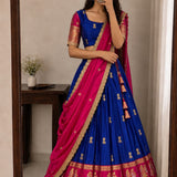 Premium Kanjivaram Silk Lehenga Choli