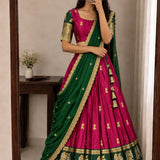 Premium Kanjivaram Silk Lehenga Choli