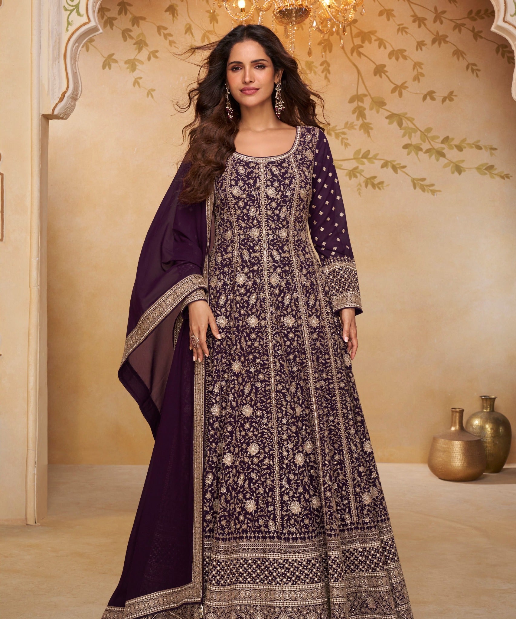 Libaas Bridal Embroidered Gown