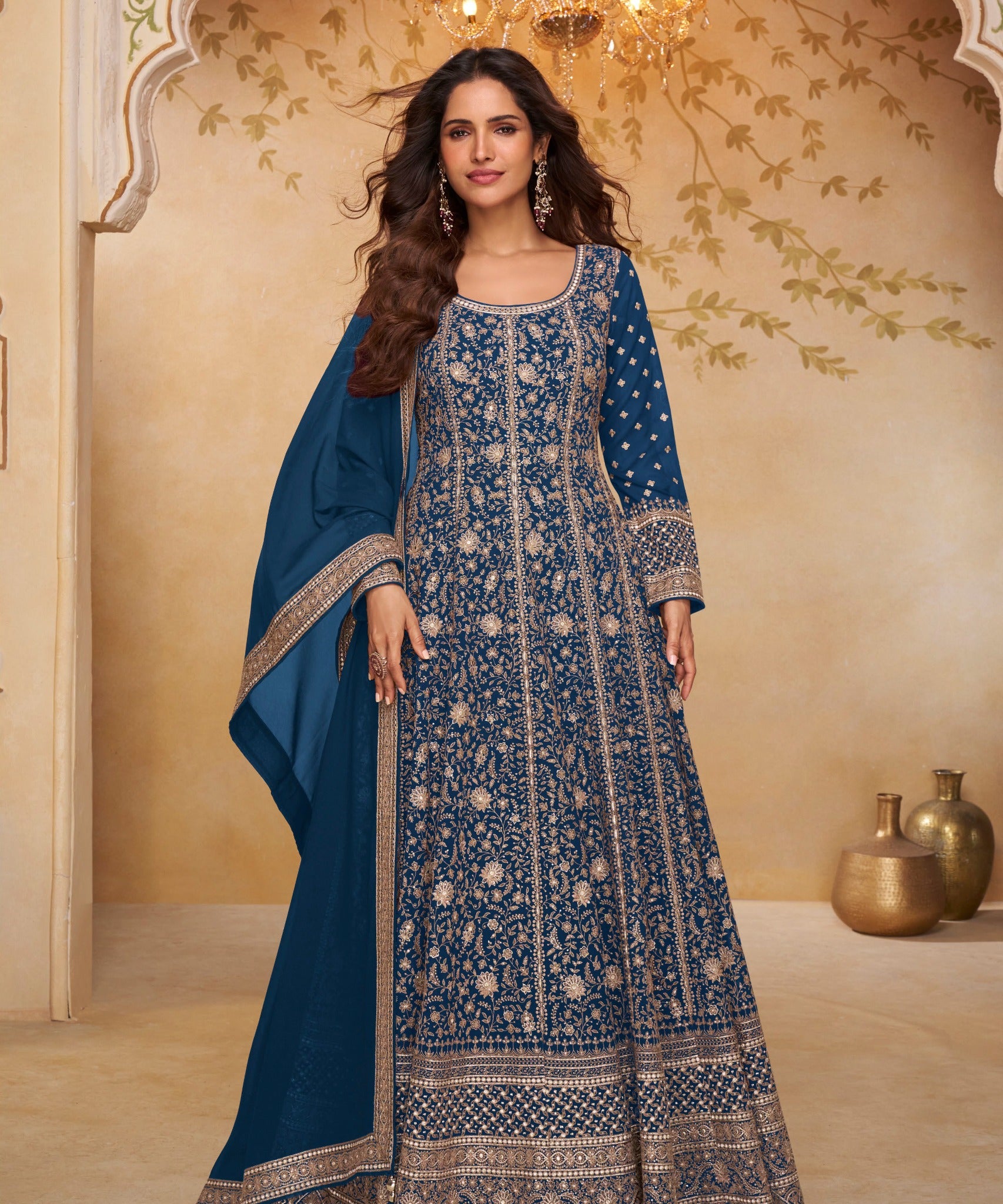 Libaas Bridal Embroidered Gown