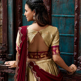 South Indian Style Cotton Silk Lehenga