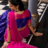 South Indian Style Cotton Silk Lehenga