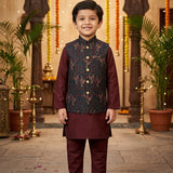 Wedding Special Kids Koti Kurta Set