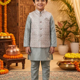 Wedding Special Kids Koti Kurta Set