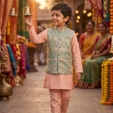 Wedding Special Kids Koti Kurta Set