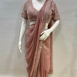 Premium Beads Work Ready To Wear Saree