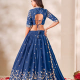Mehvish Embroidered Chinon Lehenga