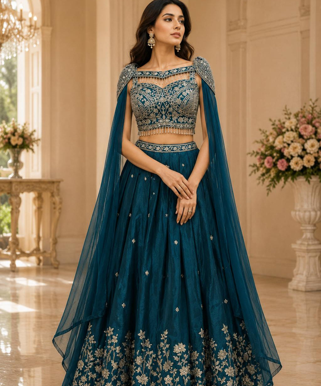 Gorgeous Beads Work Lehenga Choli
