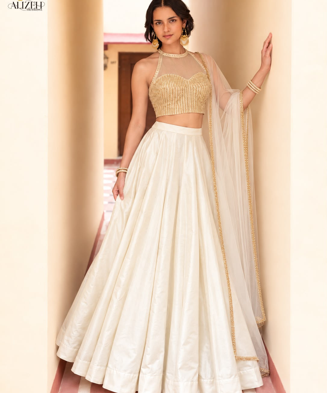 Attractive Roman Silk Lehenga Choli