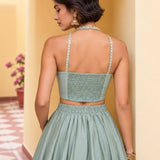 Attractive Roman Silk Lehenga Choli