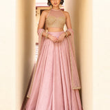 Attractive Roman Silk Lehenga Choli