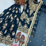 Elegance Pakistani Embroidered Suit