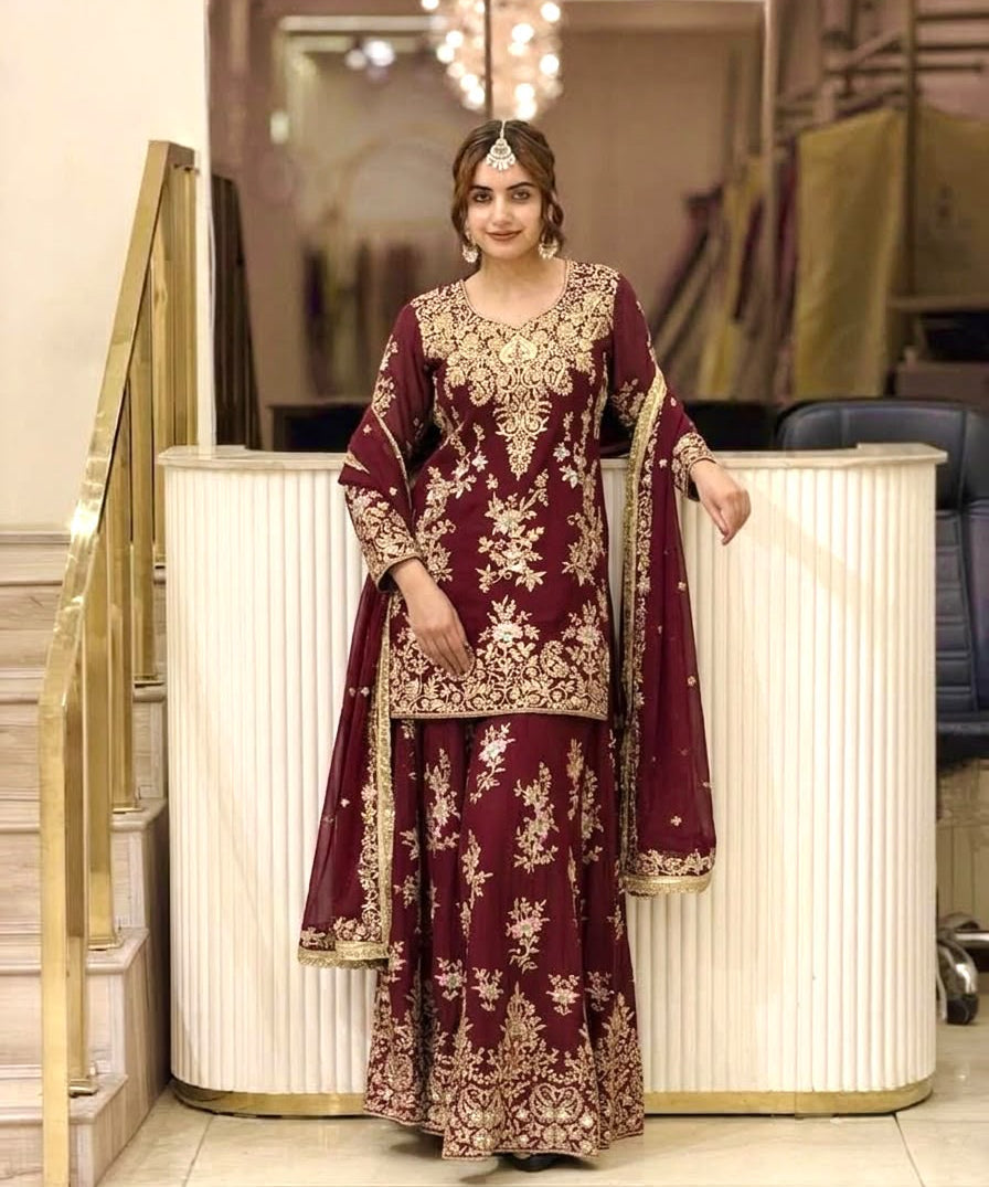 Elegance Pakistani Embroidered Suit