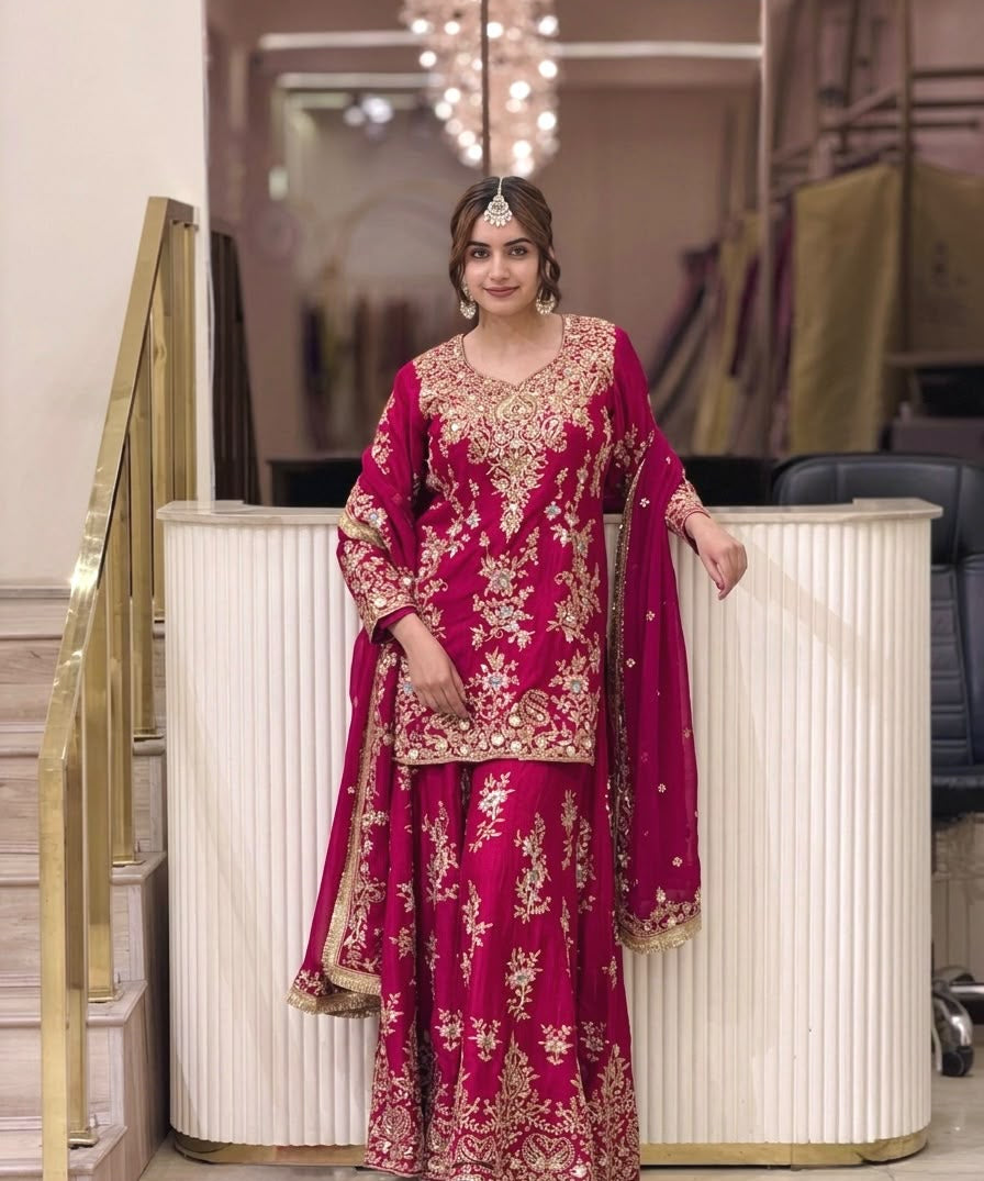 Elegance Pakistani Embroidered Suit