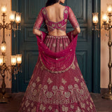 Glorious Beads Work Wedding Lehenga