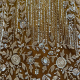 Royal Net Embroidered Wedding Lehenga