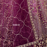 Royal Net Embroidered Wedding Lehenga
