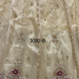 Crystal Beads Work Indian Wedding Lehenga