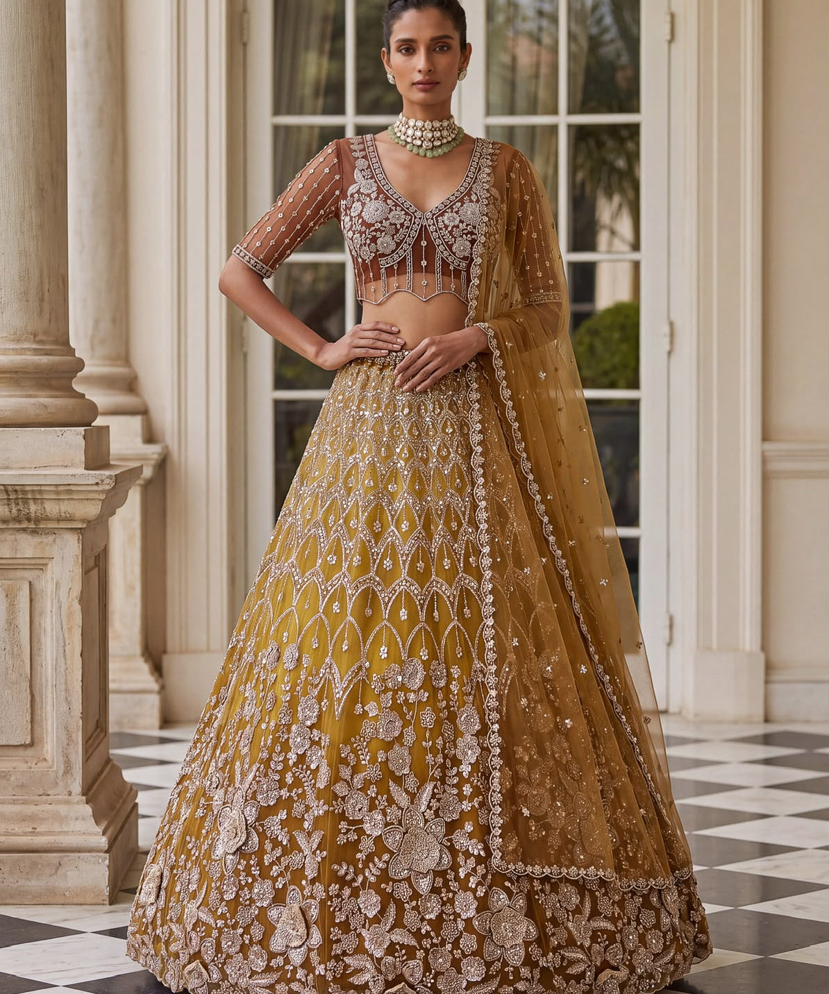 Luxurious Wedding Embroidered Lehenga