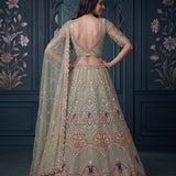 Magnificent Peacock Handwork Lehenga