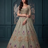 Magnificent Peacock Handwork Lehenga